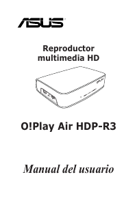 Manual de uso Asus O!Play Air HDP-R3 Reproductor multimedia