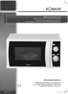 Manual Bomann MW 2235 CB Microwave