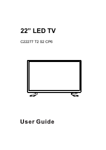 Handleiding Cello C22277 T2 S2 CP6 LED televisie