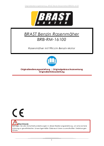 Bedienungsanleitung Brast BRB-RM-16100 Rasenmäher