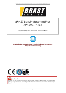 Bedienungsanleitung Brast BRB-RM-16123 Rasenmäher