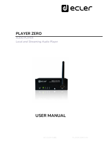 Handleiding Ecler Player Zero Mediaspeler