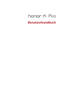 Bedienungsanleitung Honor 6 Plus Handy