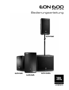 Bedienungsanleitung JBL EON 610 Lautsprecher