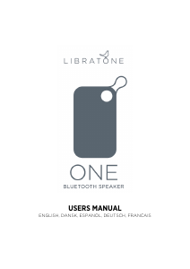 Handleiding Libratone One Luidspreker