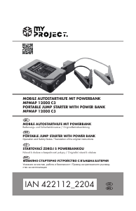 Manual My Project MPMAP 12000 C3 Jump Starter