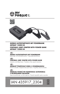 Manual My Project IAN 435917 Jump Starter