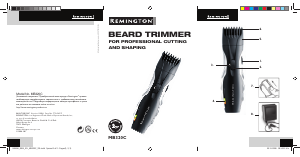 Manual Remington MB320C Beard Trimmer