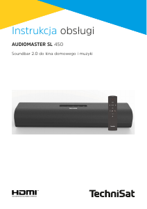 Instrukcja TechniSat AudioMaster SL 450 Zestaw kina domowego