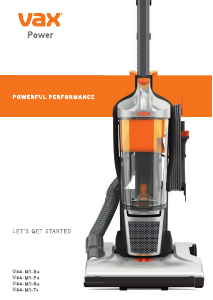 Manual Vax U84-M1-Te Power Vacuum Cleaner