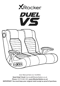 Manual XRocker Duel VS Office Chair