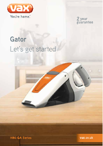 Manual Vax H86-GA-B Gator Handheld Vacuum