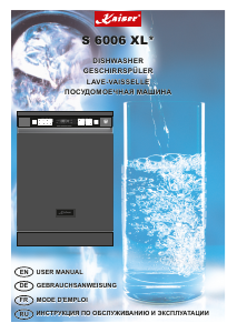 Manual Kaiser S 6006 XL RS Dishwasher