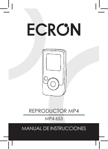 Manual de uso Ecron MP4 653 Reproductor de Mp3