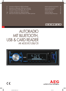 Bedienungsanleitung AEG AR 4030 Autoradio