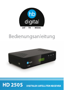 Bedienungsanleitung HB Digital HD 250S Digital-receiver