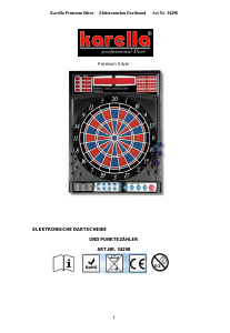Bedienungsanleitung Karella Premium Silver Dartscheibe