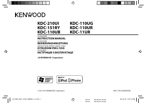 Handleiding Kenwood KDC-110UR Autoradio