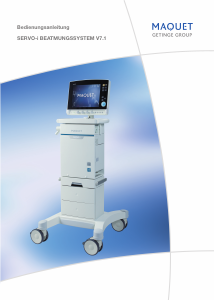 Bedienungsanleitung MAQUET SERVO-i V7.1 Beatmungsgerat