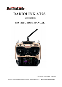 Handleiding RadioLink AT9S RC Controller