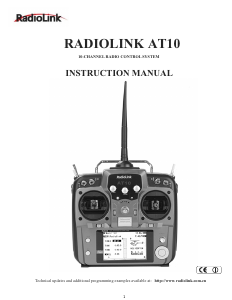 Handleiding RadioLink AT10 RC Controller