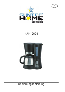 Mode d’emploi Suntec KAM-9004 Cafetière