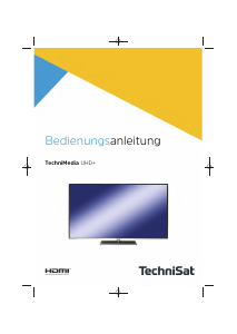 Bedienungsanleitung TechniSat TechniMedia UHD+ LED fernseher