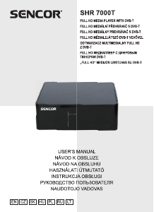 Vadovas Sencor SHR 7000T Medijos leistuvas