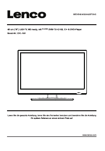 Bedienungsanleitung Lenco DVL-1961 LED fernseher