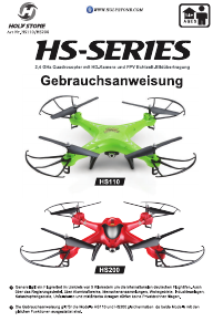 Bedienungsanleitung Holy Stone HS110 Drohne