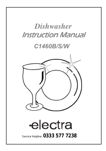 Manual Electra C1460S Dishwasher