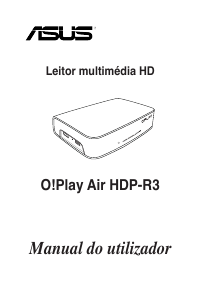 Manual Asus O!Play Air HDP-R3 Leitor multimédia