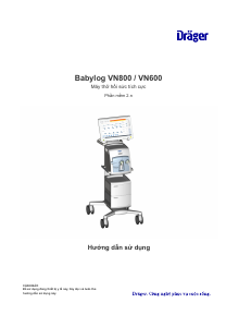 Hướng dẫn sử dụng Dräger Babylog VN600 Máy thở y tế