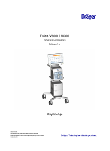 Käyttöohje Dräger Evita V600 Hengityskone