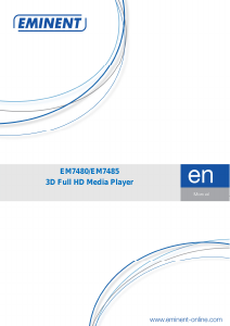 Manual Eminent EM7480 Media Player