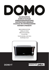 Manual Domo DO961T Toaster