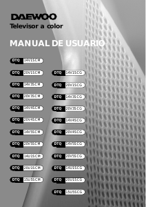 Manual de uso Daewoo DTQ-14U1SCG Televisor