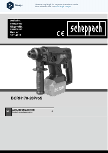 Handleiding Scheppach BCRH170-20ProS Boorhamer