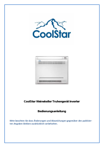 Bedienungsanleitung CoolStar CST4100vino Klimagerät