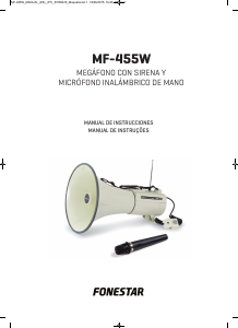 Manual Fonestar MF-455W Megafone