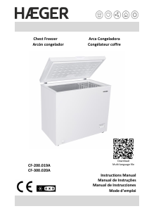 Manual Haeger CF-300.020A Freezer