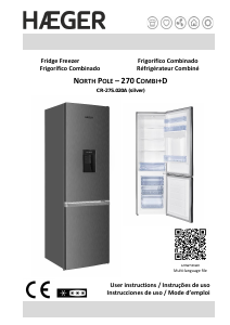 Mode d’emploi Haeger CR-27S.020A North Pole Réfrigérateur combiné