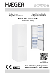 Manual Haeger CR-27W.019A North Pole Fridge-Freezer