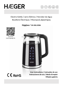 Manual Haeger EK-DIG.028A Digiglass Kettle