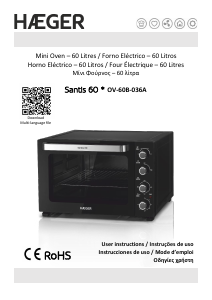 Manual de uso Haeger OV-60B.036A Santis 60 Horno