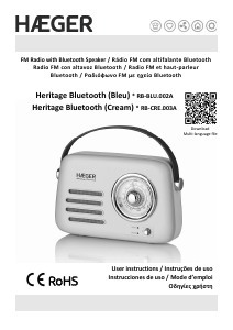 Handleiding Haeger RB-BLU.002A Heritage Radio