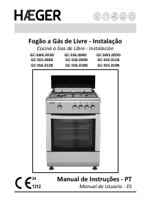 Manual Haeger GC-SS5.019B Fogão