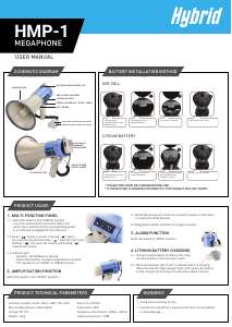 Handleiding Hybrid HMP-1 Megafoon