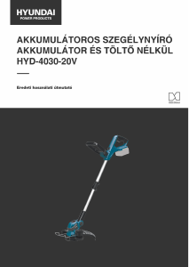 Használati útmutató Hyundai HYD-4030-20V Szegélynyíró
