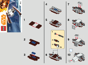 Manual Lego set 30498 Star Wars Imperial AT-Hauler